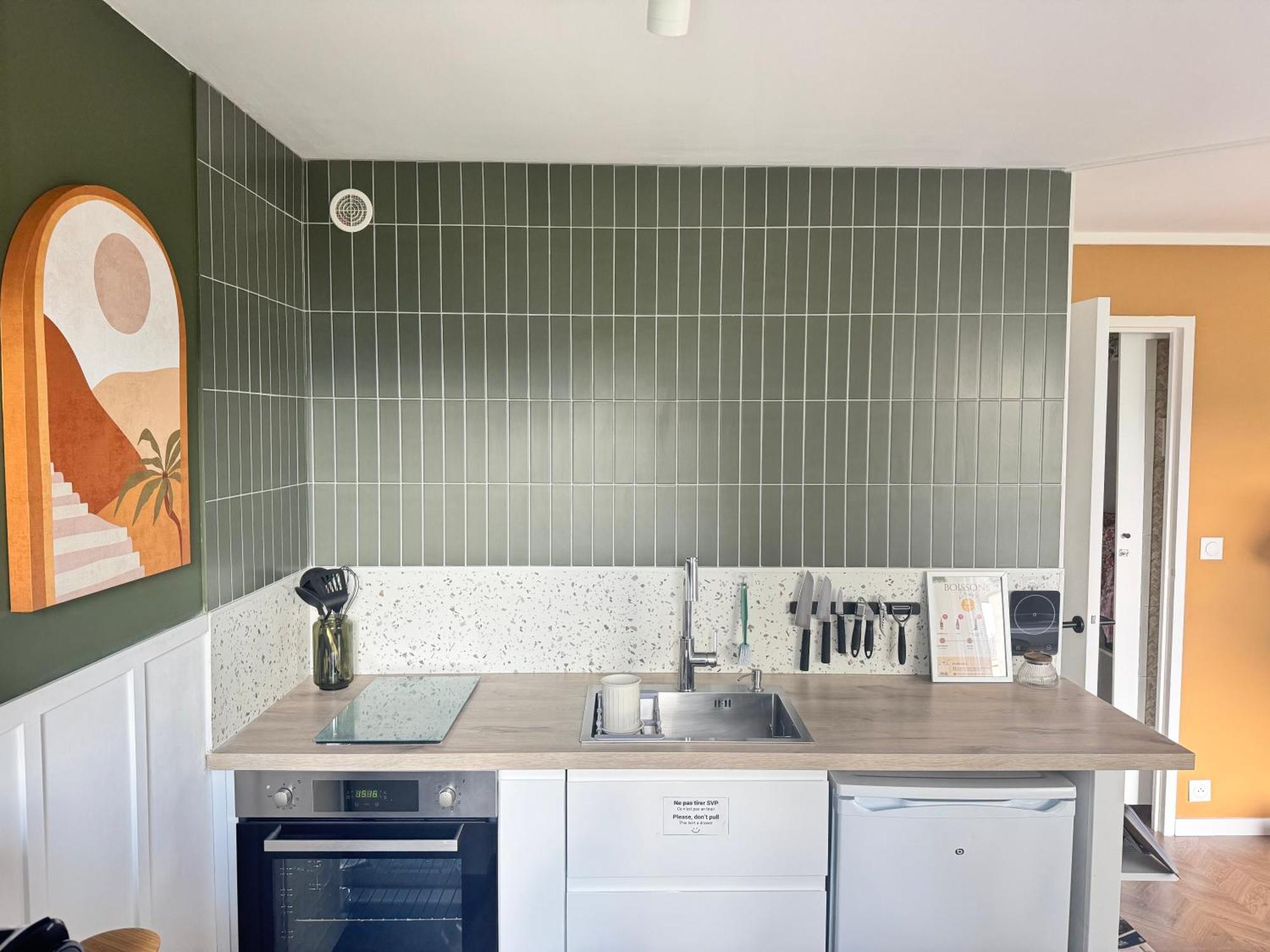 Studio La Petite Oasis- Ideal Couple - Calme - Balcon Sud - Lumineux - 10Min Du Centre & Plage - Proche Centre Juno Beach - Wifi Courseulles-sur-Mer Dış mekan fotoğraf
